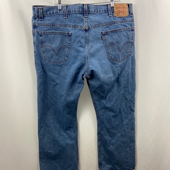 Vintage Levi’s Mens Bootcut 517 44x30 Blue Jeans - Picture 9 of 11